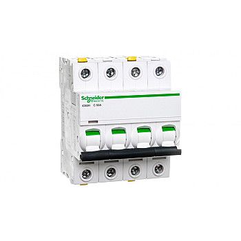 Wyłącznik nadprądowy 4P C 50A 10kA AC iC60H-C50-4 A9F07450