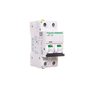 Wyłącznik nadprądowy 1P+N B 6A 10kA AC iC60H-B6-1N A9F06606