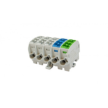 Blok rozdzielczy - odgałęźny Al/Cu SCB 25-5X (80150) SIMBLOCK sza/nie/zie 81500020