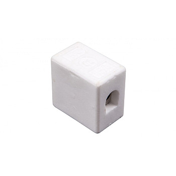 Złączka gwintowa porcelanowa 10mm 1-tory biała CPO-15A-1P 80721516
