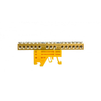 Zacisk przyłączeniowy 15x4mm2 żółty PE Z-3103 84010004