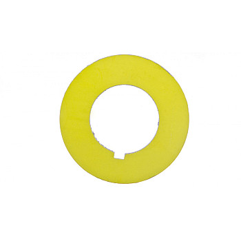Tabliczka opisowa żółta okrągła fi42 bez nadruku ST22-4509P01