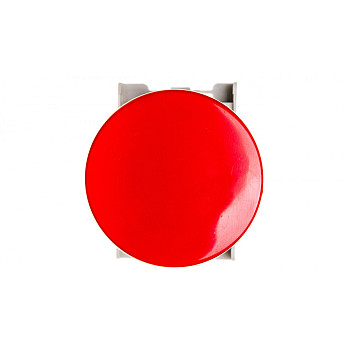 Przycisk grzybkowy czerwony 1Z 1R pierścień niklowany SP22-DC-11.