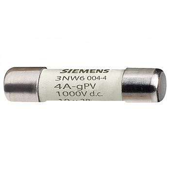 Bezpiecznik cylindryczny 10x38 mm 20A GPV Un DC 1000V 3NW6007-4