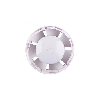 Wentylator kanałowy fi 100 230V 14W 106m3/h 37dB biały z kołnierzem EURO 100VKO