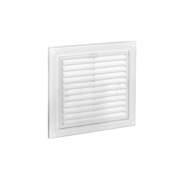 Kratka wentylacyjna nawiewno-wywiewna 150x150mm z siatką biały WPZFTMV150X150WH