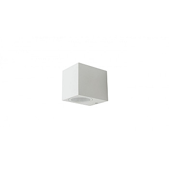 Oprawa ewelacyjna VT-7651 SLEEK GU10 WALL FITTING(ALUMINUM)SQUARE-WHITE BODY, 1 WAY IP44 7539