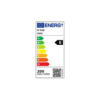 Projektor LED 200W 37000lm 4000K Dioda SAMSUNG 185LM/W IP65 Czarny 5 Lat Gwarancji 9896